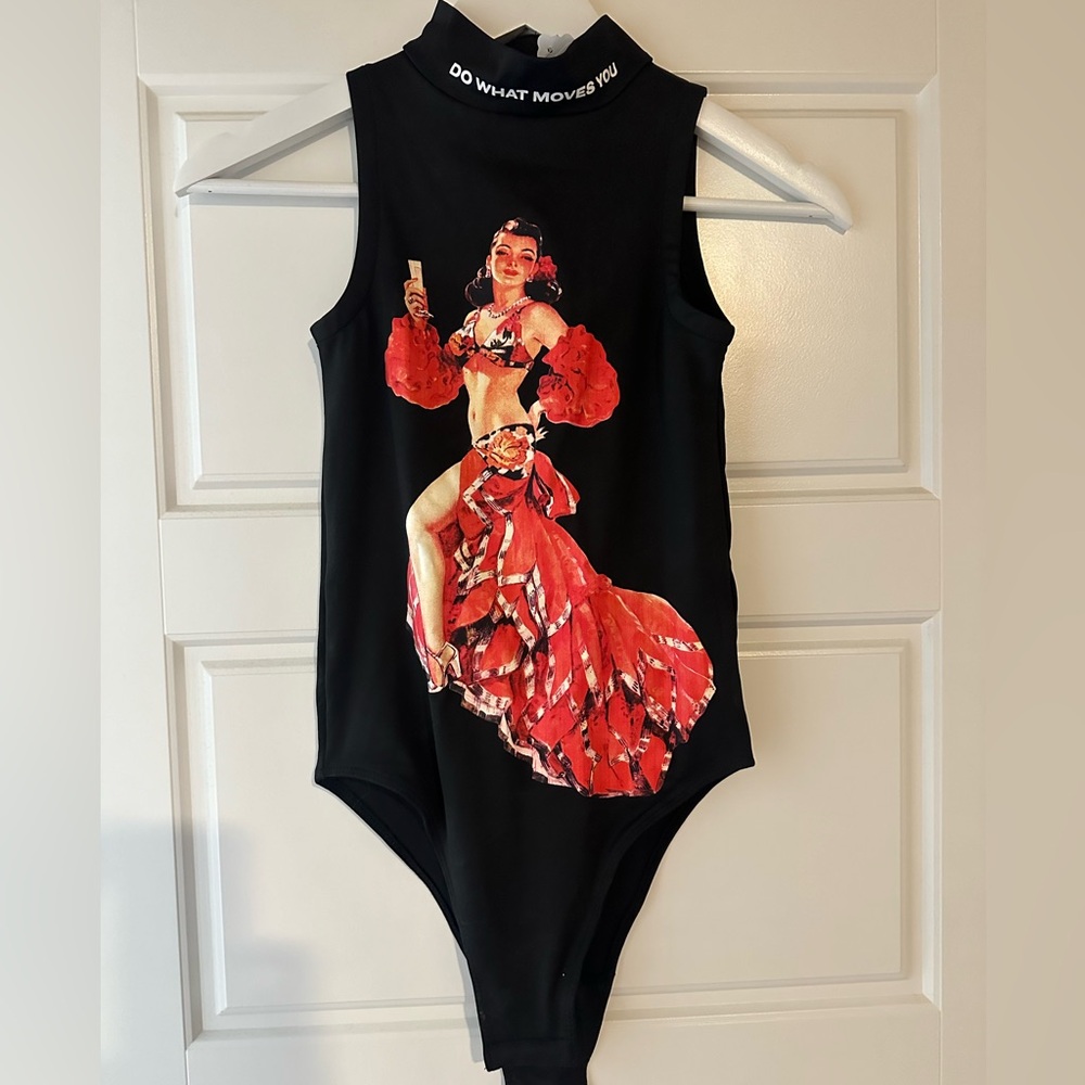 Black Bacardi Bodysuit